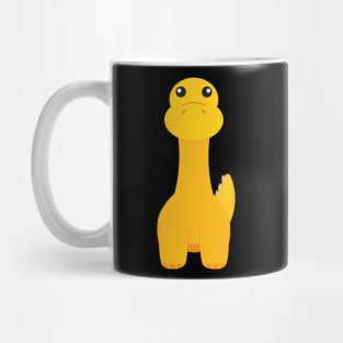 Yellow Stegosaurus Baby Dinosaur Mug